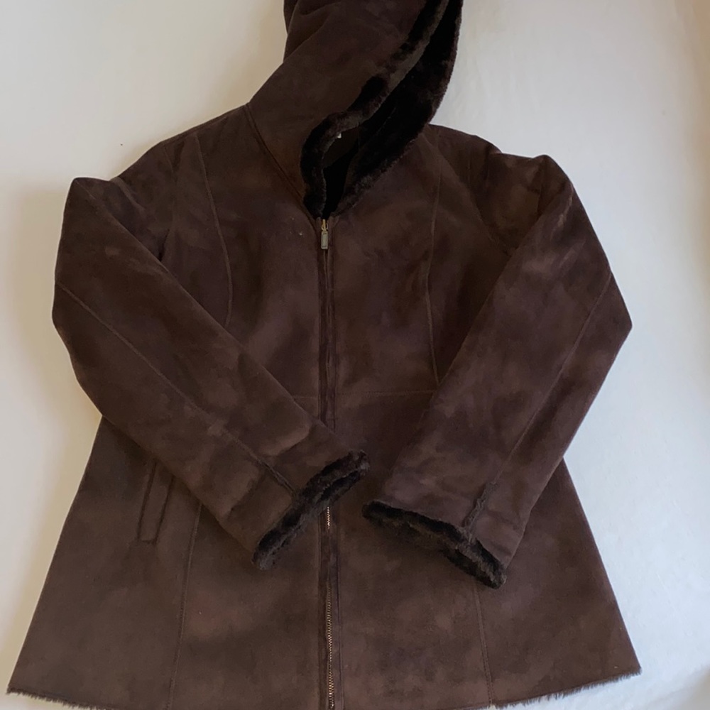 Brand-Coldwater Creek, Size-medium 10-12, fur jacket
